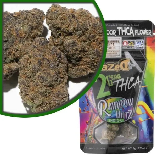 Dazed8 THCa Rainbow Runtz Exotic Indoor Flower 2 Gram